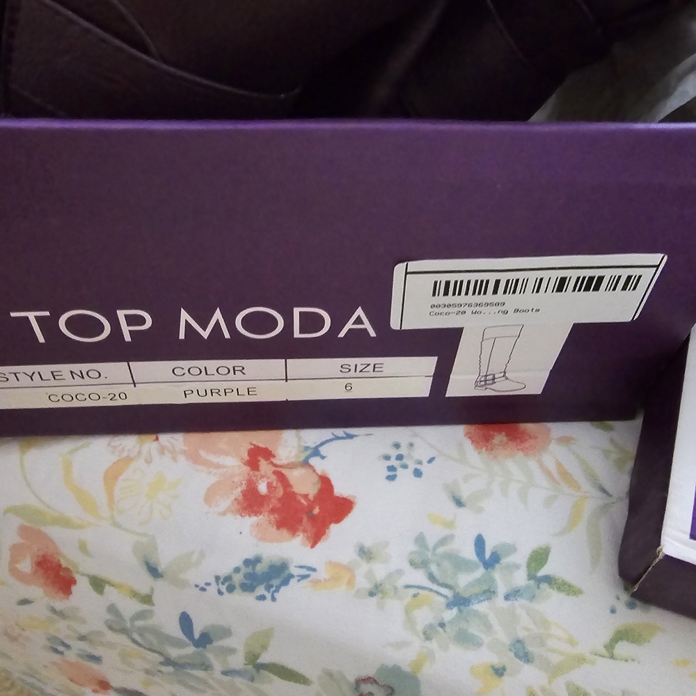 TOP Moda Deep Purple Boots